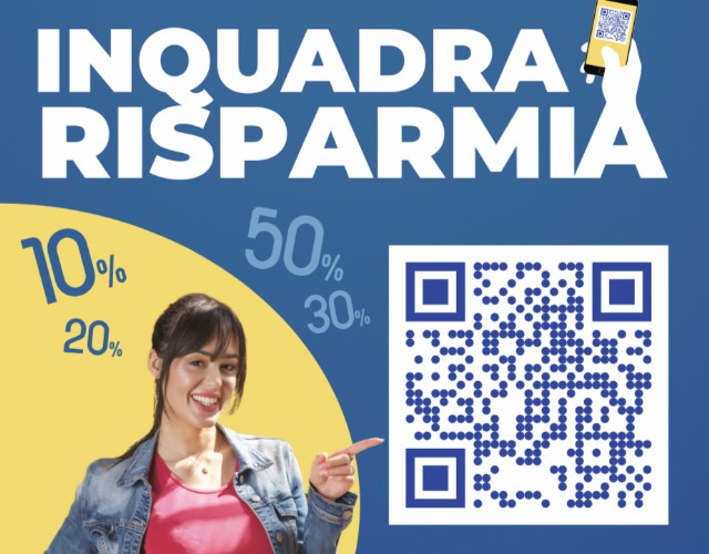 Inquadra e risparmia, al via le convenzioni: sconti e offerte