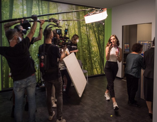 Miss Italia Piemonte 2015 sul set di un cortometraggio a Torino