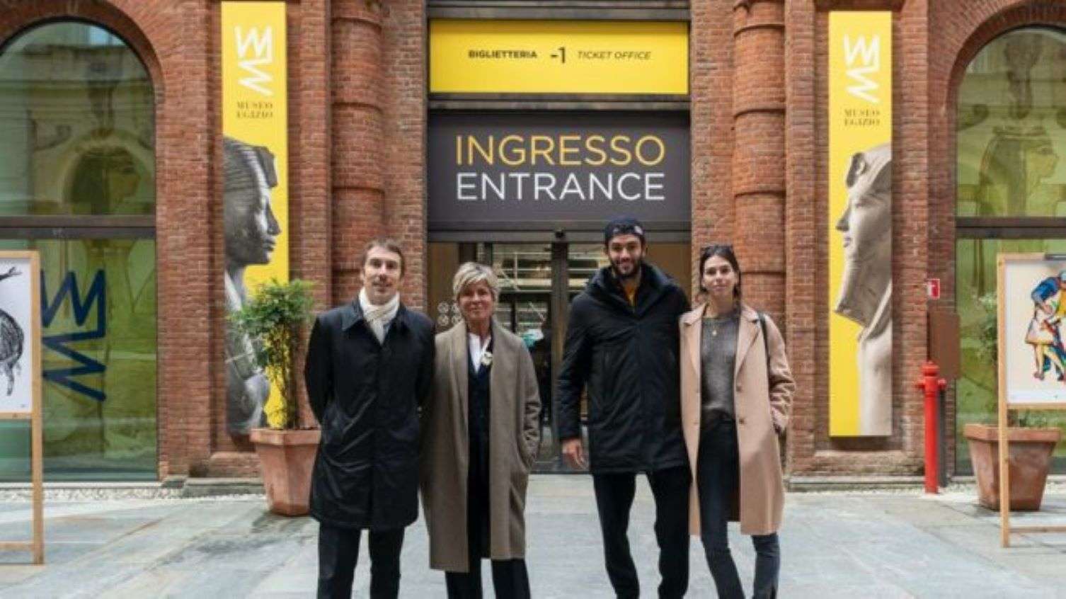 Matteo Berrettini ha esaudito il suo desiderio: una mattina al Museo Egizio