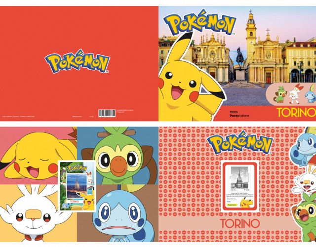 Poste Italiane celebra il 26 febbraio a Torino il Pokémon Day