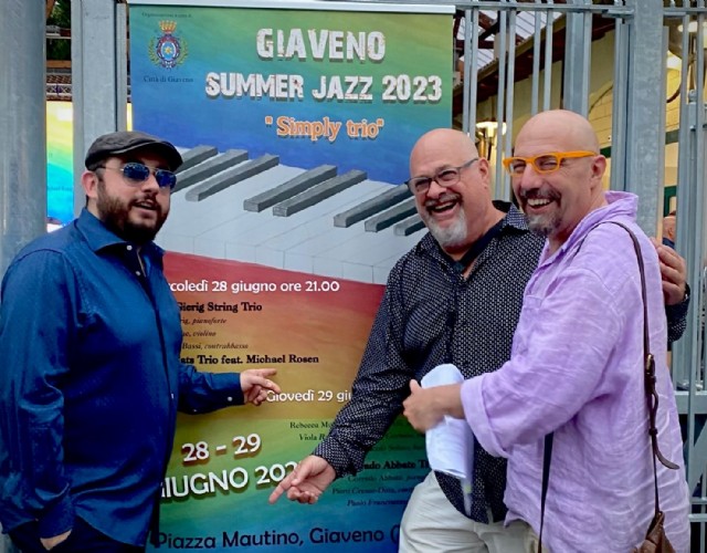 Il Michael Rosen Jazz Catz Trio in concerto nel capoluogo piemontese