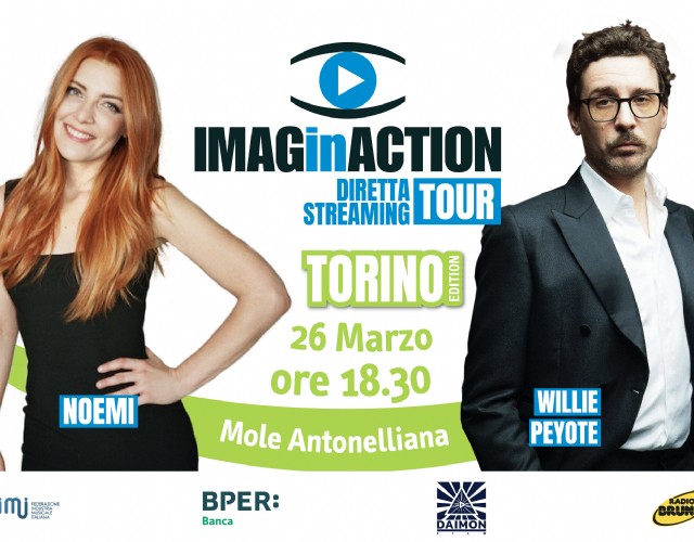 Noemi e Willie Peyote per l’IMAGinACTION day il tour dedicato ai videoclip musicali